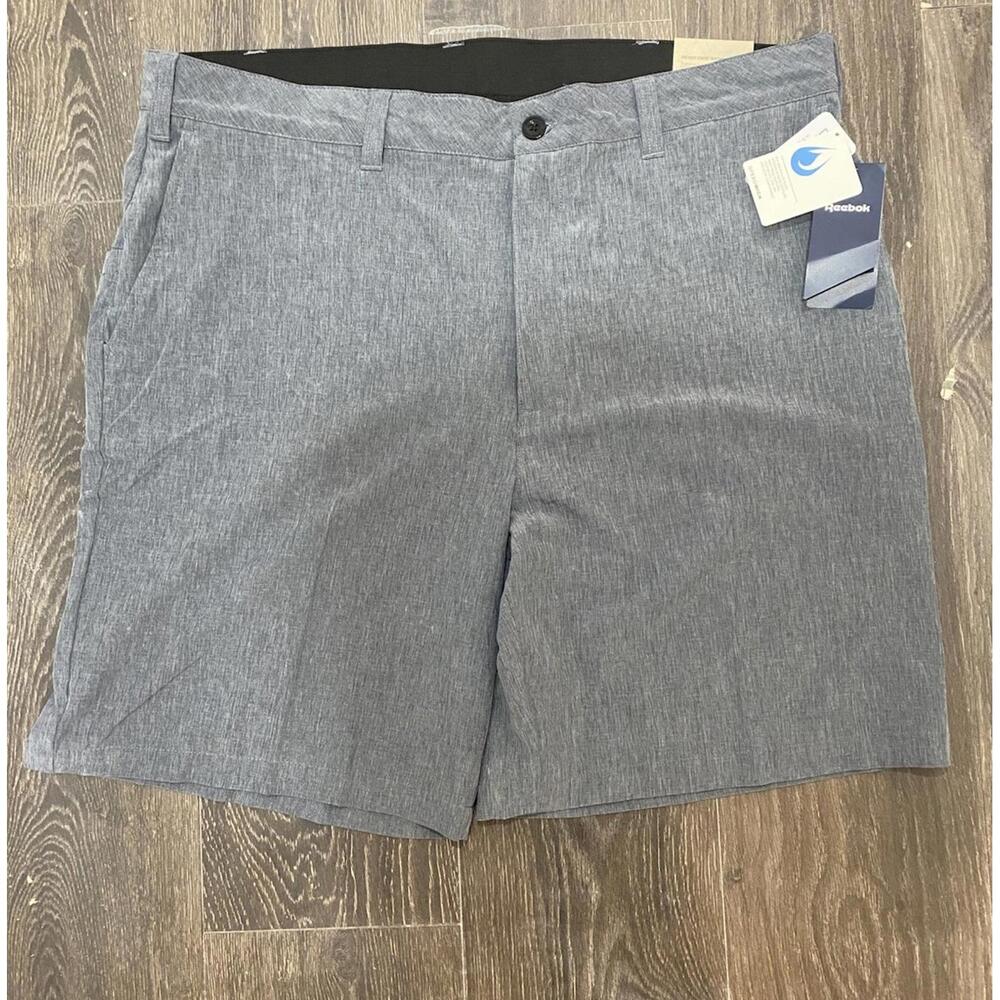 Reebok Golf Shorts Size 44 Grey Speed Wick New